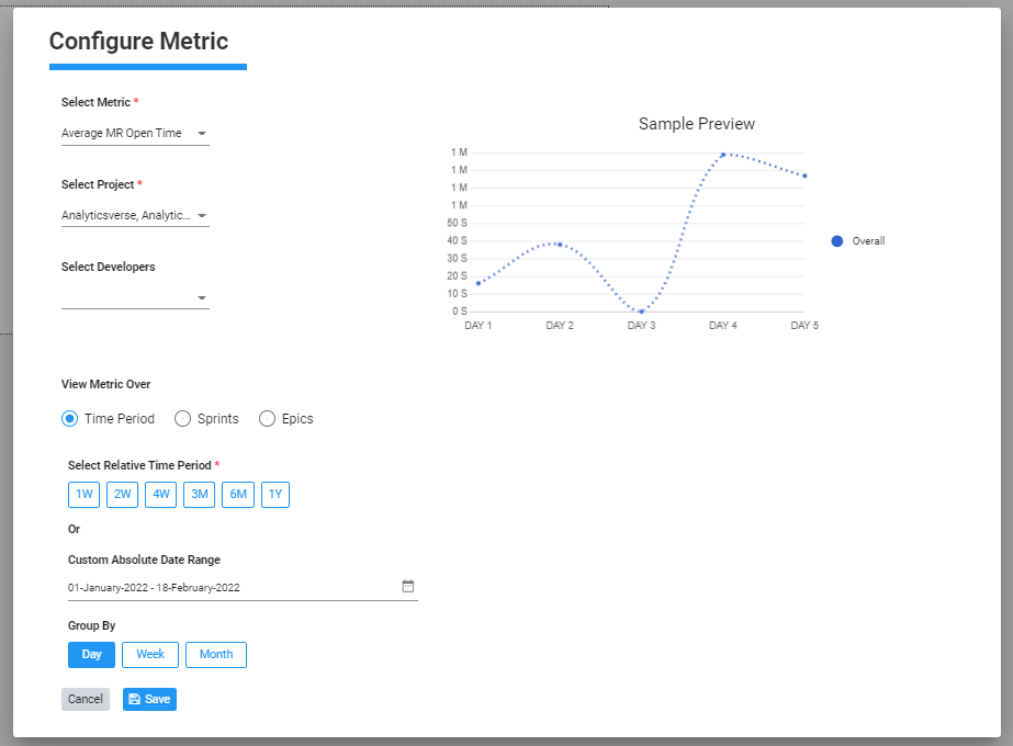 Configuring our first visualization